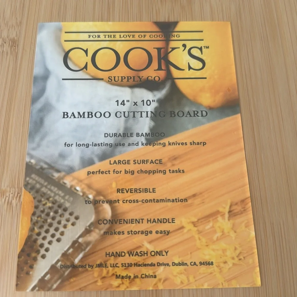 Cook’s bamboo cutting